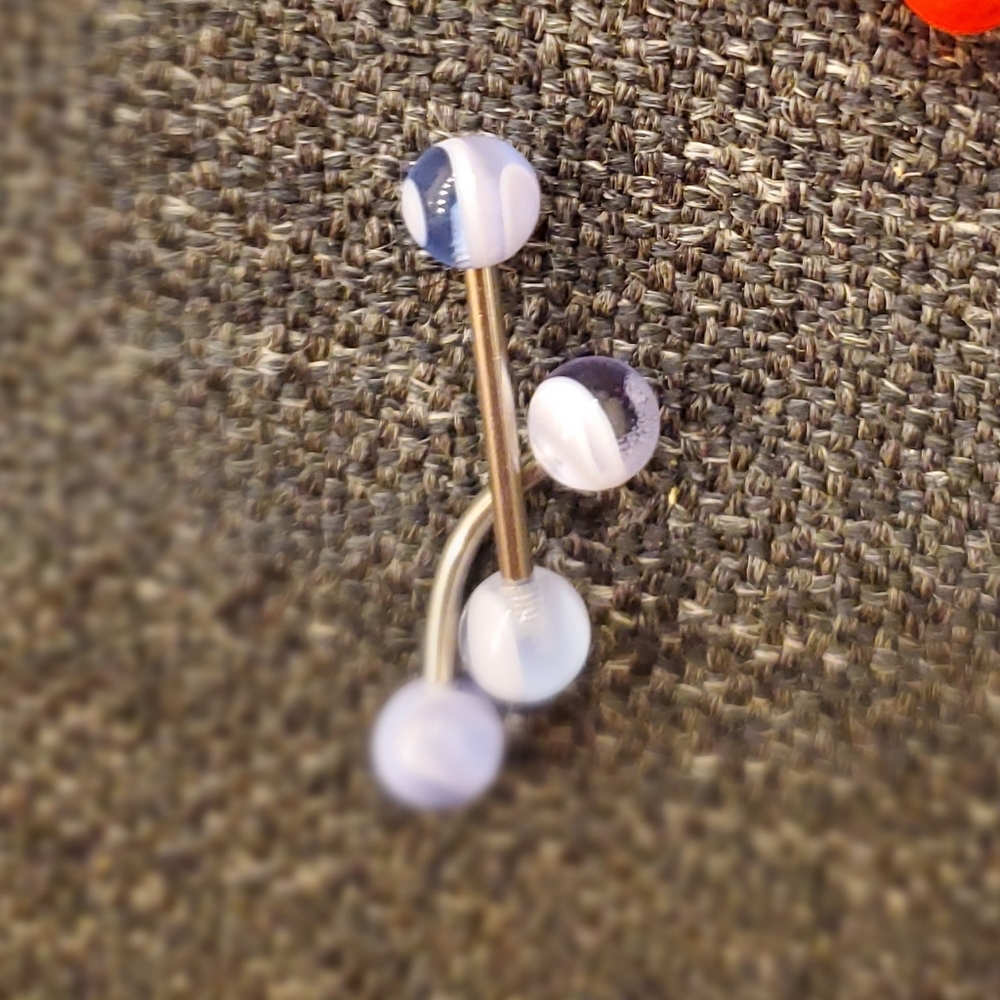 Pair of matching piercings